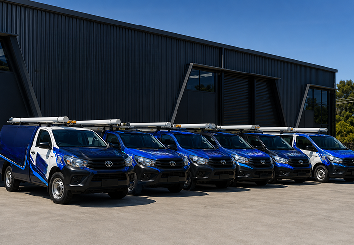 Fleet of Lewisham Blocked Drains plumbing vans